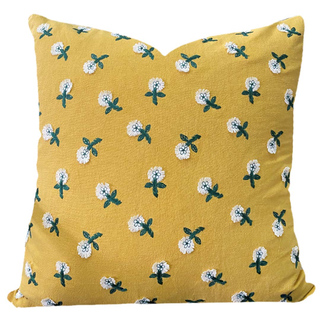 Embroidery Flower/Bird  Cushion Covers